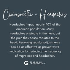 Did you know chiropractic care can help alleviate symptoms associated with headaches and migraines, and even help prevent them from coming… | Instagram Chiropractic New Year, Learn Car Driving, Spa Marketing, Chalkboard Ideas, Migraine Relief