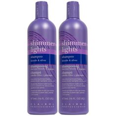 Clairol Shimmer Lights Shampoo is specifically created for blonde and silver hair. Shampoo will leave hair shiny with no residue, tone down brassiness, and shampoo away yellow for the perfect shine of blonde of gray hair. Refresh highlights without effecting ash tones. If you have blonde or silver hair and struggle to keep the yellow tones out, this is the product you desperately need. The Shimmer lights Shampoo eliminates yellow and allows your blonde or silver hair to look healthy and shine li Refresh Highlights, Blonde Hairdo, Silver Hair Shampoo, Shimmer Lights Shampoo, Hair Refresh, Blonde Silver, Coconut Milk Shampoo, Silver Shampoo, Mens Hair Colour