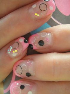 Nicolez Nailz Easy Nails, Nail Polish Art, Really Cute Nails, Kawaii Nails, Nails Fall, Get Nails, Fabulous Nails, Dream Nails, Funky Nails