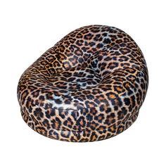 The AirCandy BloChair is a fun, versatile inflatable chair that adds style and comfort to your home. Using our "Real Print" technology, it looks like real fur and you won't realize it's just high-quality print on PVC vinyl until you actually touch it. Whether you're working, playing, studying, or just relaxing, the AirCandy BloChair is a lightweight, easy-to-inflate, luxurious addition to any room! You can control the firmness by adjusting the air pressure to the perfect level. You'll feel like Cute Bean Bag Chairs Cheap, Lepord Coffee Table, Fun Print Chair, Jungle Theme Furniture, Safari Bedroom Accessories, Inflateable Furniture, Fun Chairs Walmart, Safari Pattern, Inflatable Furniture