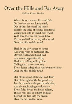 William Ernest Henley Poems, William Cowper Poems, Ernest Hemingway Poems, Poems About America, Enchanted Quotes, Poems By Famous Poets, David Whyte, Narrative Poetry, William Ernest Henley