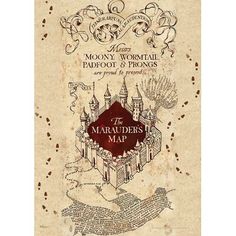 the marade's map from harry potter