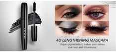 4D Silk Mascara – MyShoppingSpot Makeup Nude, High Pigment Eyeshadow, Glitter Shadow, Eyelashes Mascara