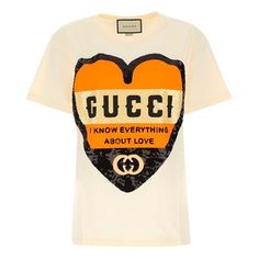 Gucci Tee 492347-XJB72-9756 Gucci Tee, Gucci Pattern, Gucci Shirts, Mens Tshirts Fashion, Oversize T Shirt, Love Print, Heart Logo, Stylish Sneakers, Oversized Tshirt