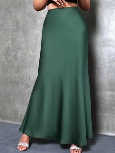 The Eleanor Maxi Skirt, available in two enchanting colors, gracefully blends sophistication and versatility. With its flattering body-contouring silhouette and rich hues, this skirt ensures a stylish and adaptable addition to your wardrobe, perfect for various occasions and fashion preferences. Measurements: Small- Waist 27" Length 40.5" Hip 38.5" Full Length Medium- Waist 28.5" Length 41" Hip 40" Full Length Large- Waist 31" Length 41.5" Hip 42.5" Full Length X-Large- Waist 33.5" Length 42" Hi Elegant Fabric, Bodycon Skirt, Fashion Attire, Satin Skirt, Body Con Skirt, Body Contouring, Green Skirt, Small Waist, Style Elegant