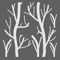 Tree Branches Stencil Tree Stencils, Tree Stencils Printables Free, Quote Stencils, Nautical Stencils, Mixed Media Stencils, Monogram Stencil, Tree Branch Wall, Mural Stencil, Stencil Painting On Walls