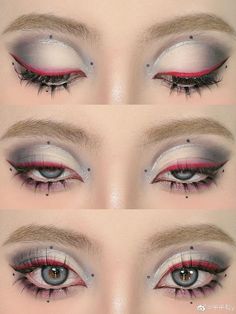 Webtoon Eyes, Descendants Makeup, Sailor Moon Makeup, Moon Makeup, Makeup Ojos, Performance Makeup, Unique Makeup