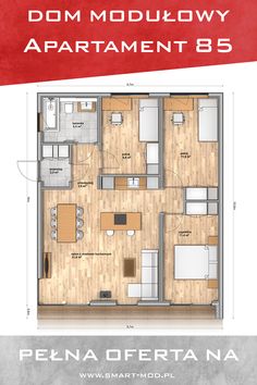 the floor plan for a modern apartment with two bedroom and an attached bathroom, which is also