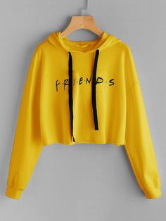 Crop Sweatshirt Hoodie, Cute Hoodies, Teenage Outfits, Trendy Hoodies, Stylish Hoodies, Cute Lazy Outfits, Trendy Fashion Tops, Sweatshirt Outfit