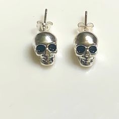 Silver Grey Stud Earrings No Tag Never Worn Studs Men, Medieval Jewelry, Pierced Jewelry, Mens Accessories Jewelry, Silver Man, Piercings, Mens Accessories, Stud Earrings, Grey