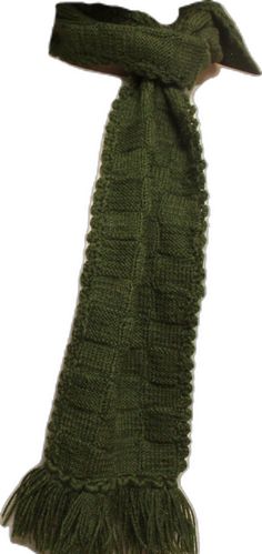 Green Scarf Hand Knit - nw-camo Green Casual Knitting Pattern, Casual Green Knitting Pattern, Casual Green Knit Knitting Pattern, Casual Wool Knitting Pattern, Casual Alpaca Knitting Pattern, Green Scarf, Green Hand, 6 Inches, Hand Knitting