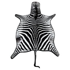 a black and white drawing of a zebra's tail