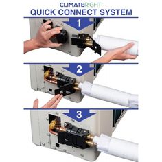 the instructions for how to install an electrical outlet in a wall mounted cabinet or door