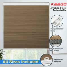 an all - in - one cellular shades with instructions