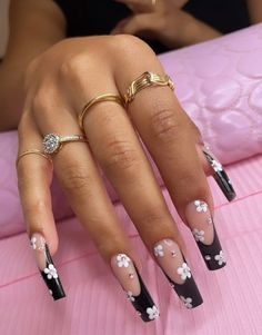 Acrylic Nails Ideas Aesthetic, Drip Nails, Long Acrylic Nails Coffin, Coffin Shape Nails, Long Square Acrylic Nails, Bling Acrylic Nails, Square Acrylic Nails, Fire Nails, Funky Nails