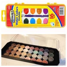 Makeup Eyeshadow Brown Eyes, Diy Toiletries, Makeup Palette Organization, Diy Eyeshadow, Palette Organizer