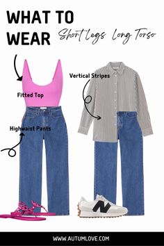 Styling Tips for Short Legs and Long Torso Body Type | A Comprehensive Guide — Autum Love Short Leg Long Torso Outfits, Outfits For Long Torso Body Types, Short Torso Long Legs Outfits Fashion, Long Torso Short Legs Outfits Men, Short Torso Long Legs Outfits, Long Torso Outfits, Romantic Body Type Outfit