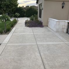 the sidewalk is clean and ready for us to use