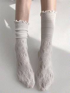 Elevate your outfit with these charming floral pattern lace socks. Available in classic black or white, these delicate socks add a touch of elegance to any look. The intricate floral design makes these socks a perfect choice for adding a hint of femininity to your ensemble.   Please note that this product includes one pair of socks only. Lace Socks Outfit, Lacy Socks, Trippy Clothes, Socks Lace, Steampunk Fashion Female, Frilly Socks, Steampunk Fashion Male, Black Floral Pattern, Gothic Skirts