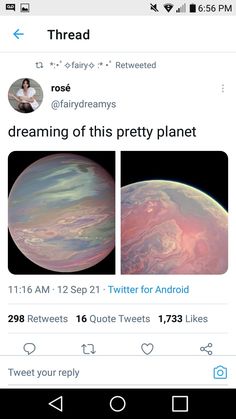 an image of the planets in space on twitter