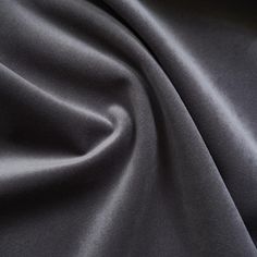 a close up view of a black fabric