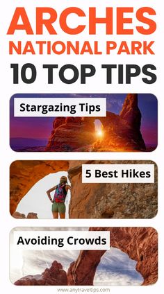 arches national park 10 top tips