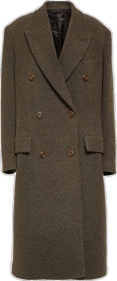 Wool Blend Coat, Oversized Silhouette, Double Breasted, Wool Blend, Acne Studios, Acne, Wool