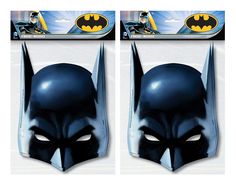 the batman mask is shown in two different angles