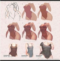 an image of different types of women's body shapes