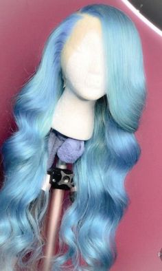 Word Order, Glamour Hair, Cute Hair Colors, Blue Wig, Barbie Hair, Protective Hairstyles Braids