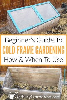 the beginner's guide to cold frame gardening how and when to use