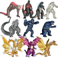 there are many different types of godzillas