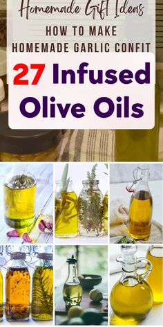 Elevate your cooking with these unique and delicious infused olive oil recipes. From garlic to lemon, herbs to spices, discover 27 new flavors to spice up your meals! Flavoured Oils Recipe, Herb Infused Olive Oil Recipes, Garlic Herb Infused Olive Oil, How To Infuse Olive Oil With Garlic, Diy Infused Olive Oil Gift, Garlic Infused Oil How To Make, Diy Cooking Oil, Diy Garlic Infused Olive Oil, Basil And Garlic Infused Olive Oil