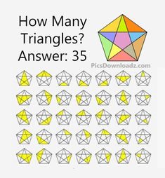 how many triangles are shown in this diagram? answer 3 5 - 8, 6 - 10