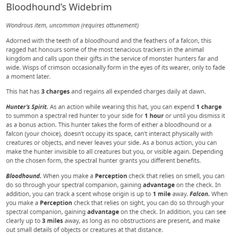 an article about bloodhound's widowrim