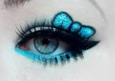 Blue Hello Kitty, Ethereal Makeup, Unique Makeup, Eye Makeup Designs