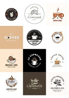 Logo Design Ideas Decals For Bloxburg Cafe, Coffe Logos Ideas, Cafe Business Ideas, Cafe Names Ideas Logo, Coffee Logo Branding, Coffee Shop Design Logo, Coffee Shop Branding Design, Coffee Shop Logo Design Ideas, Coffee Shop Names Ideas