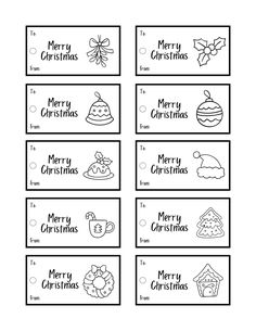 printable christmas name tags for kids to color and practice their names in the language