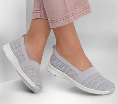 Switzerland Holiday, Basket Weave Knit, Skechers Shoes Women, Skechers Go Walk, Comfort Shoes Women, Walking Shoes Women, Walking Sneakers, Wide Shoes, Breathable Sneakers