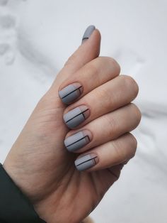 Edgy Nail Ideas, Nail Art Designs Short Nails, Nail Art Designs Short, Short Nails Ideas, Nail Ink, Blue Gel Nails, Mens Nails, Art Pretty, Subtle Nails