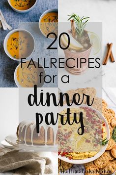 the top 20 fall recipes for a dinner party