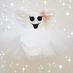 Cute Girl Ghost Tutu Dress is perfect for Birthday, Cake smash photo shoot, Halloween costume or any special occasion. (Note: Headband/Accessories NOT included) All of our products are made to order, handmade original designs with professional finish and quality fabrics.  If you are interested in a different size feel free to contact our shop, additional fees will be applied for customization.  Please note, all custom orders are made according to the measurements you send us. Please ensure you m Baby Girl Ghost Costume, Pink Ghost Costume, Pink Ghost Party, Ghost Birthday Cake, Ghost Tutu Costume, Baby Ghost Costume, Toddler Ghost Costume, Ghost Dress, Ghost Birthday