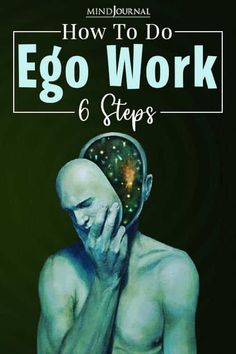 a man with his head in his hands and the words how to do egg work 6 steps