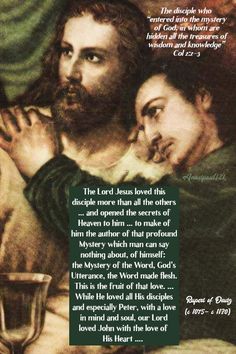 an image of jesus holding the head of another man with words above it that read, i'm lord, jesus loved this dictable