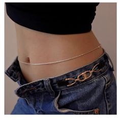 Sexy Thin Silver Waist Belly Chain Body Jewelry Stainless Steel Women Girls - Waist Belly Chain - Silver Tone - Stainless Steel - Adjustable ** Bundle And Save** Belly Chain Body Jewelry, Jóias Body Chains, Chain Body Jewelry, Initial Jewelry Necklace, Metal Art Jewelry, Body Chains, Vintage Jewelry Sets, Belly Jewelry, Silver Jewelry Fashion