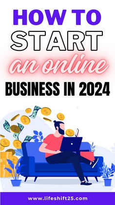 How to start an online business in 2024 Start Own Business, Side Ideas, Start A New Business, 10k A Month, Start A Business From Home, Start Online Business, Best Business Ideas, Blogging Business, Best Small Business Ideas