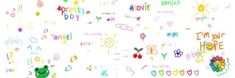 an image of children's handwritten letters and animals on a white background with the words i am my hope written all over it