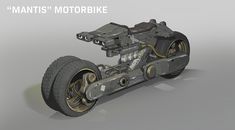 the vehicle is designed to look like a motorcycle