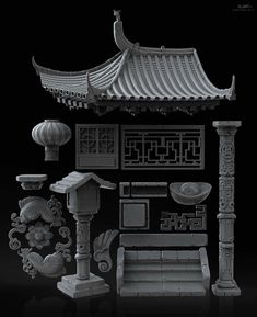 Chinese Buildings, Chinese House, Ancient Chinese Architecture, China Architecture, Japan Architecture, Chinese Element, Ancient Greek Architecture, Asian Architecture, Chinese Design