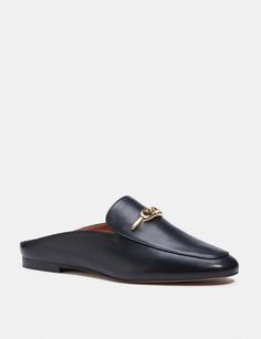 COACH® Outlet | SIENNA SLIDE Coach Sienna Slide, Ballerina Flats Outfit, Slides Outfit, Fashion Slides, Flats Outfit, Coach Outlet, Gucci Mules, Ballerina Flats, Belt Size